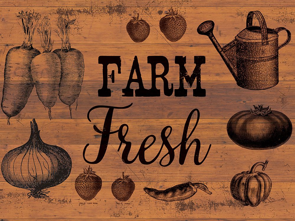 Farm Fresh 1 art print by Lula Bijoux And Company for $57.95 CAD