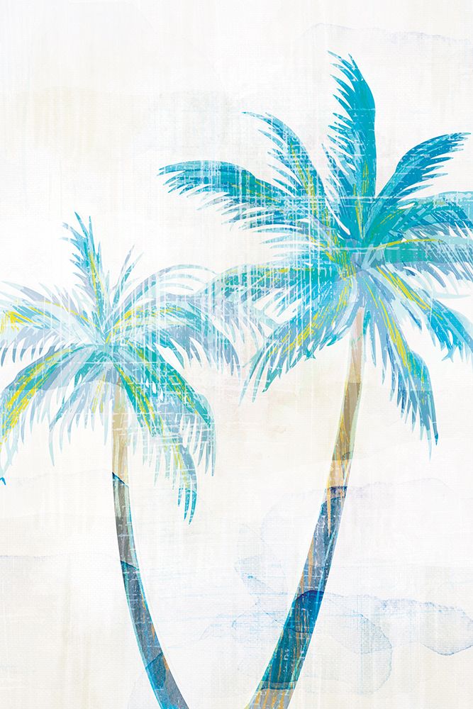 Tropical Beach Palm 1 V3 art print by Lula Bijoux and Company for $57.95 CAD