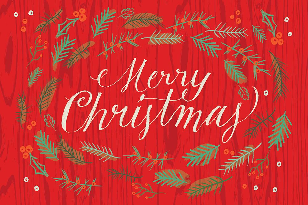 Happy Holidays 1 V2 art print by Lula Bijoux And Company for $57.95 CAD