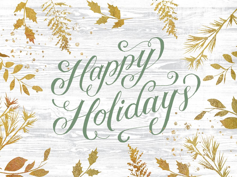 Happy Holidays Sage art print by Lula Bijoux And Company for $57.95 CAD
