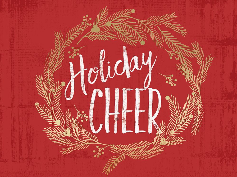 Holiday Cheer V2 art print by Lula Bijoux And Company for $57.95 CAD