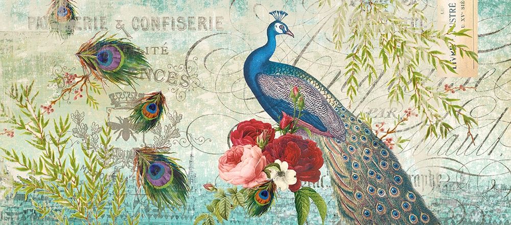 Peacock TOTE art print by Candace Allen for $57.95 CAD