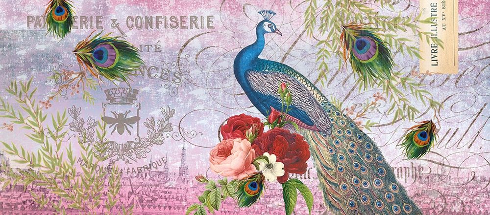 Peacock Purple art print by Candace Allen for $57.95 CAD
