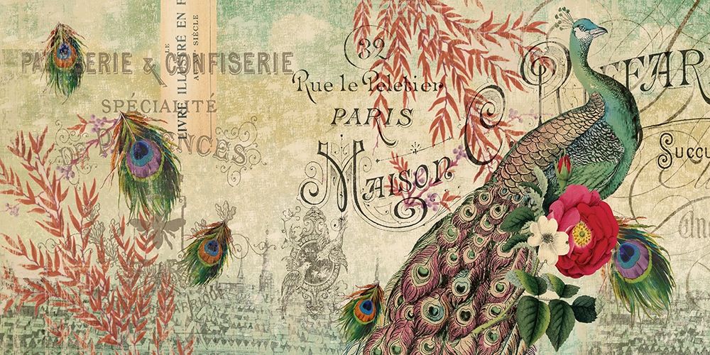 Peacock X SMALL art print by Candace Allen for $57.95 CAD