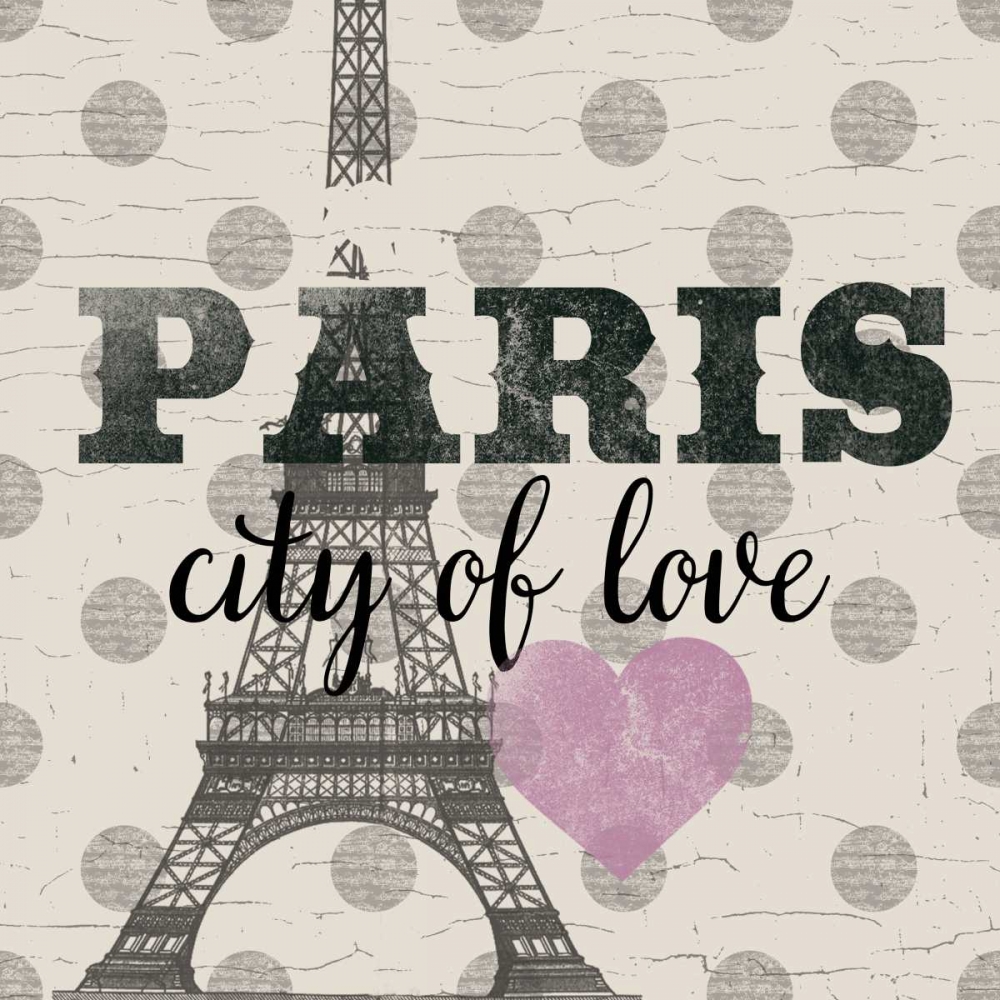 Paris In Love Clock art print by Lula Bijoux and Company for $57.95 CAD