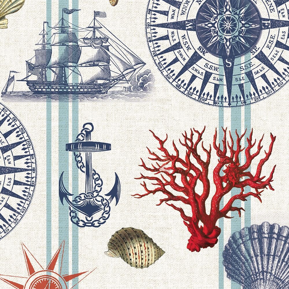 Nautical Main art print by Candace Allen for $57.95 CAD