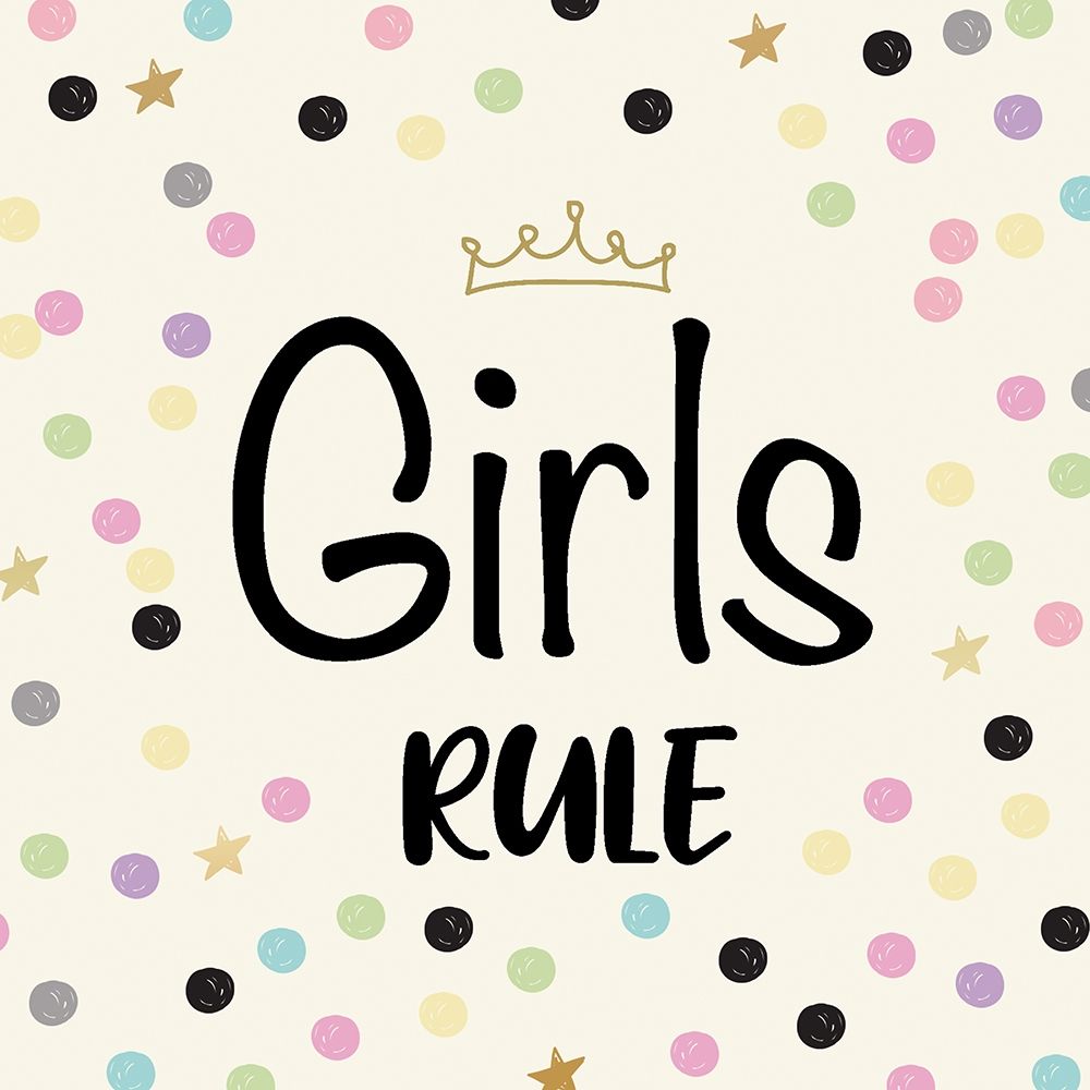 Girls Rule art print by Lula Bijoux and Company for $57.95 CAD