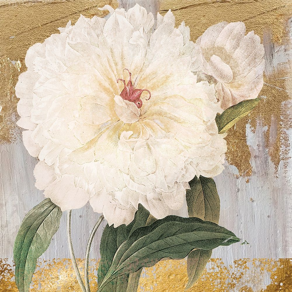 Metallic Floral Glory art print by Lula Bijoux and Company for $57.95 CAD