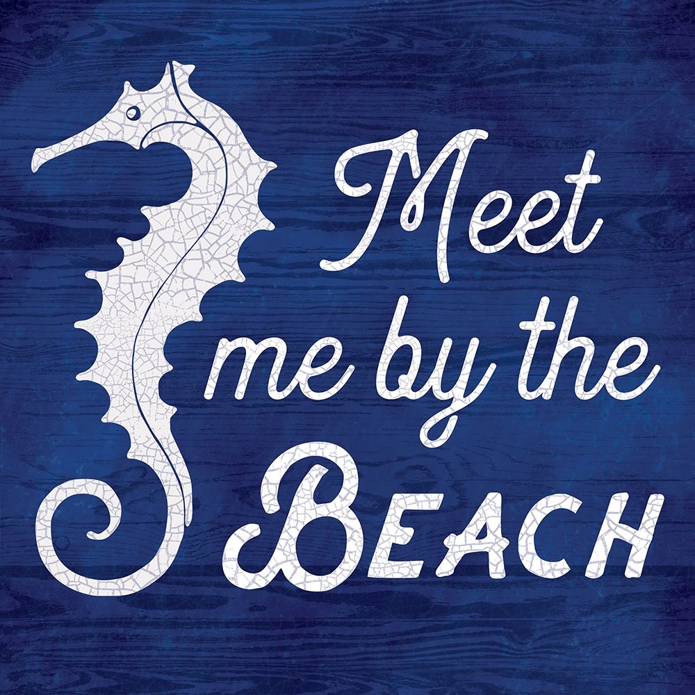 Meet Me By The Beach art print by Lula Bijoux and Company for $57.95 CAD