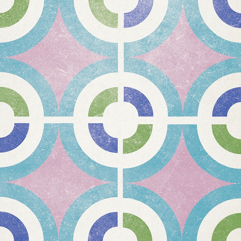 Colorful Circle Tiles 2 art print by Lula Bijoux And Company for $57.95 CAD