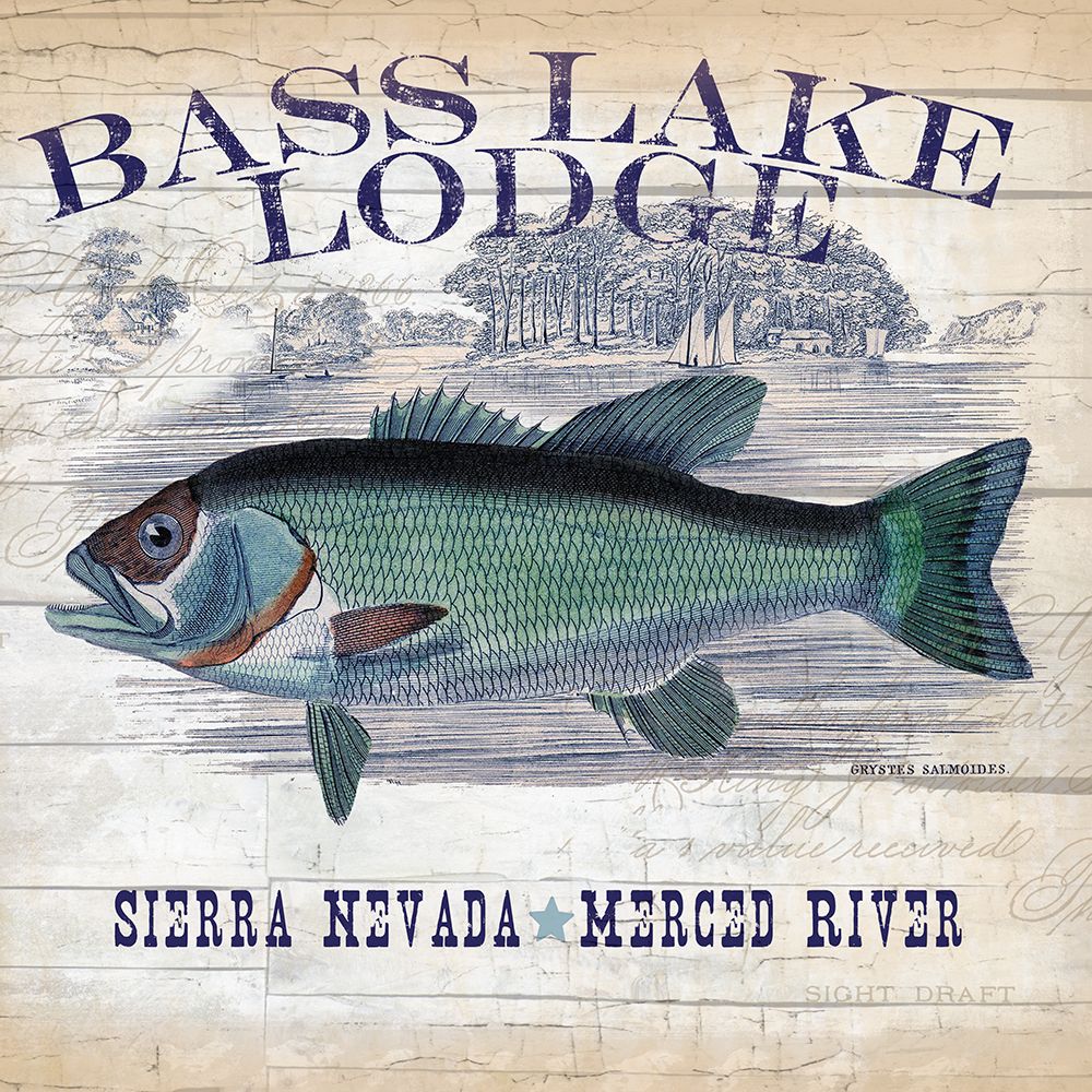 Bass Lake art print by Lula Bijoux And Company for $57.95 CAD