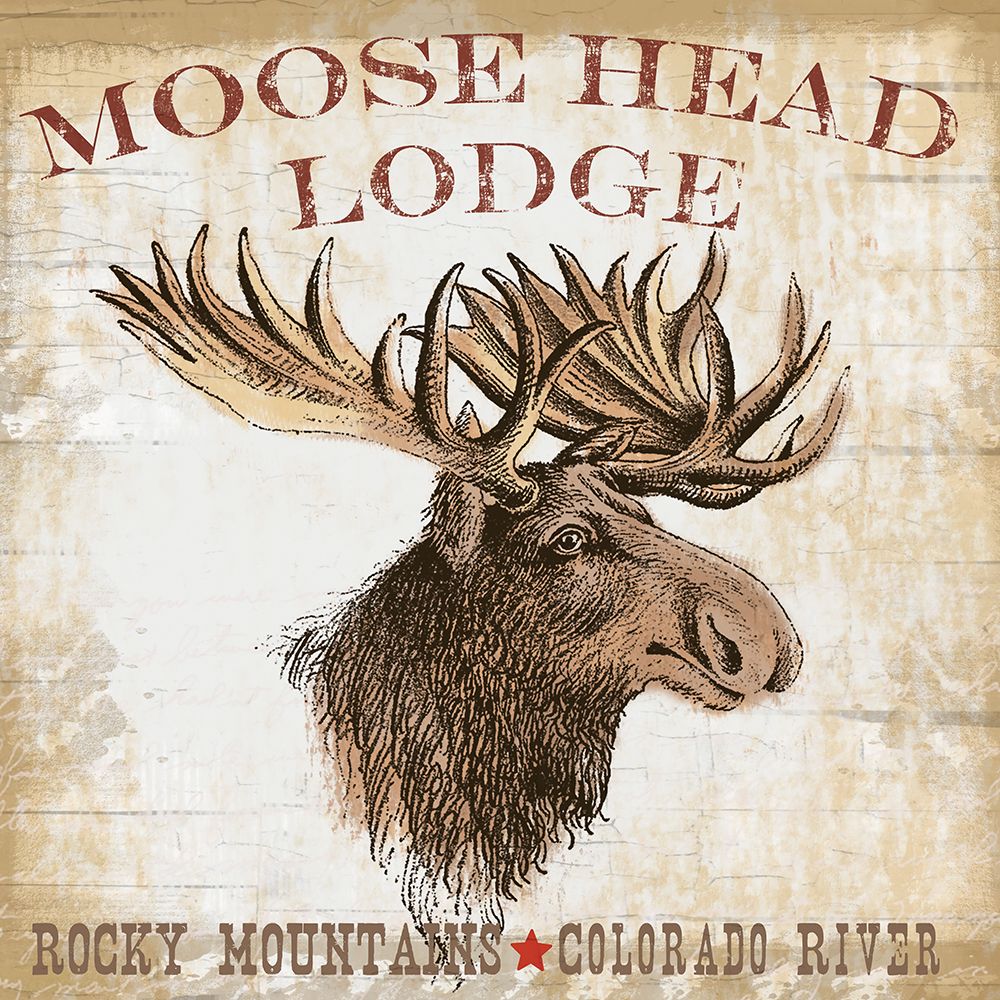 Moose Lodge art print by Lula Bijoux And Company for $57.95 CAD