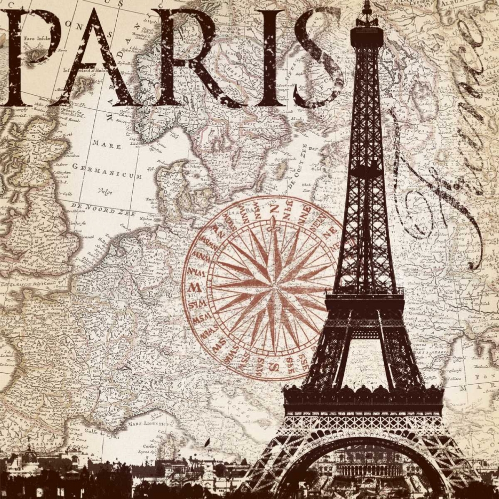 Paris Eiffel art print by Lula Bijoux and Company for $57.95 CAD