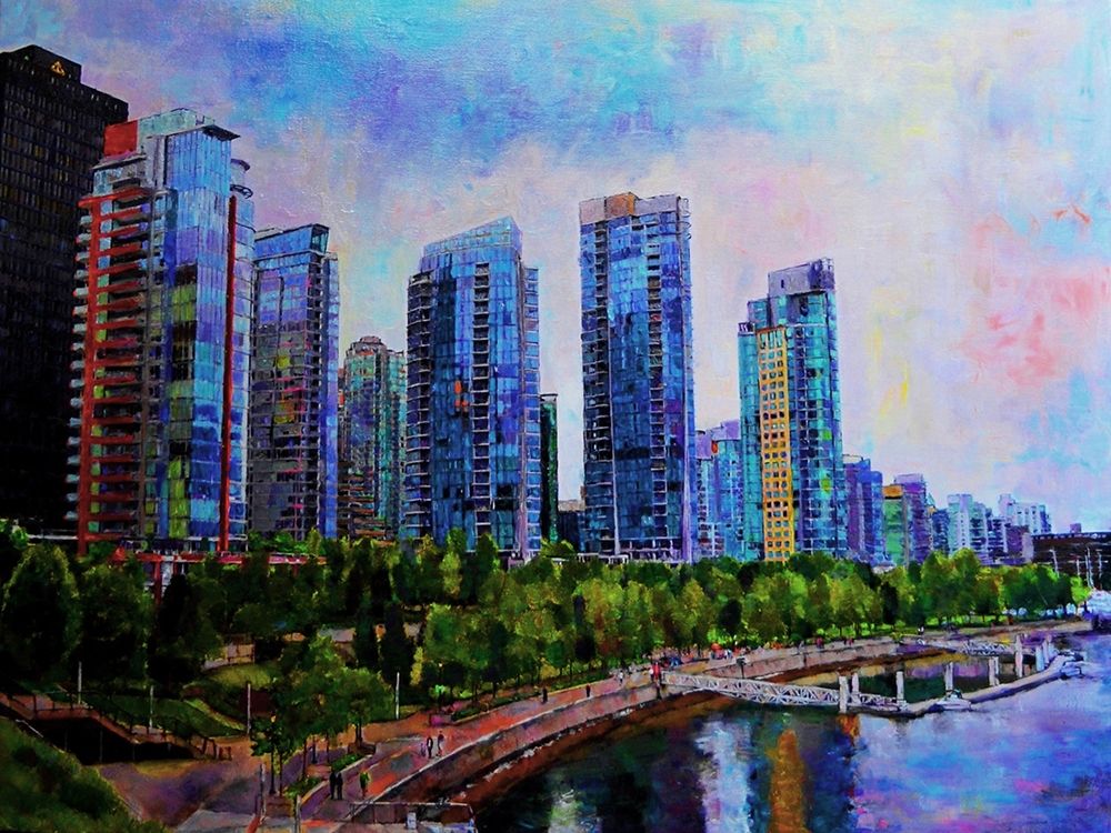 City Life 1 art print by Sarah Ghanooni for $57.95 CAD