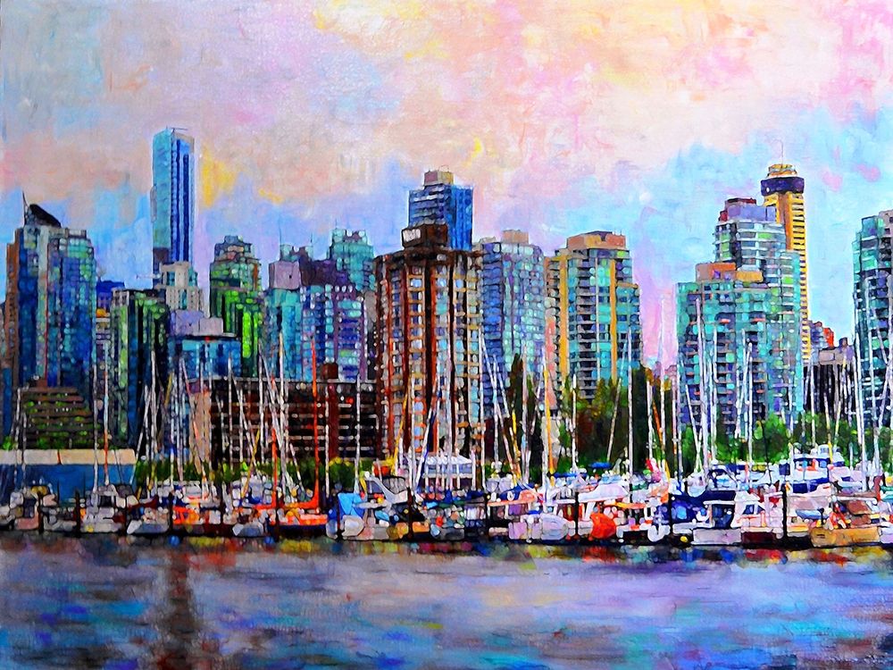 City Life 2 art print by Sarah Ghanooni for $57.95 CAD