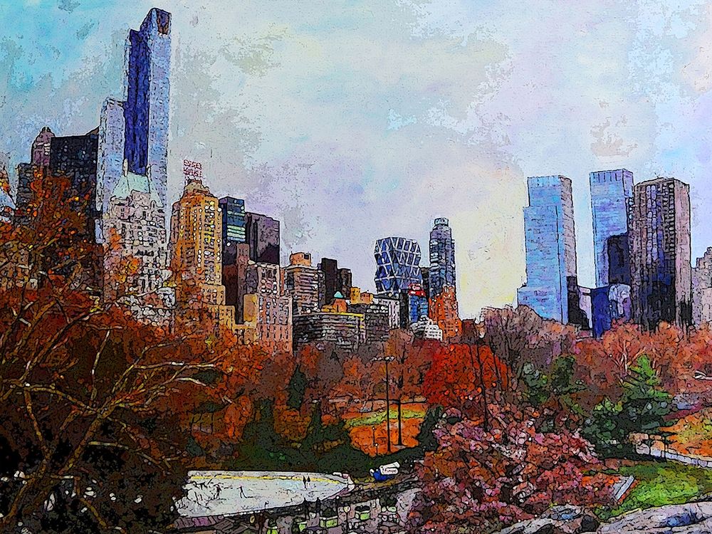 Day in the Park art print by Sarah Ghanooni for $57.95 CAD