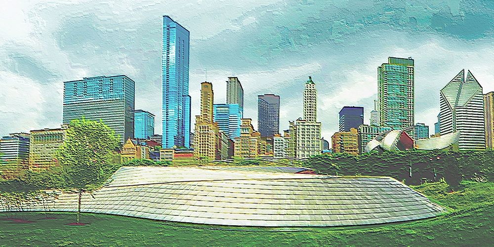 City Scape N2 art print by Sarah Ghanooni for $57.95 CAD