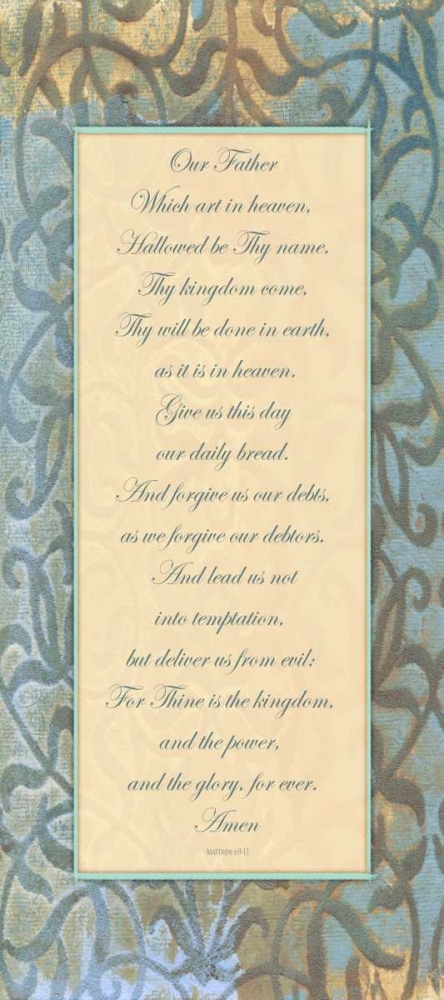 Our Father Panel art print by Smith Haynes for $57.95 CAD