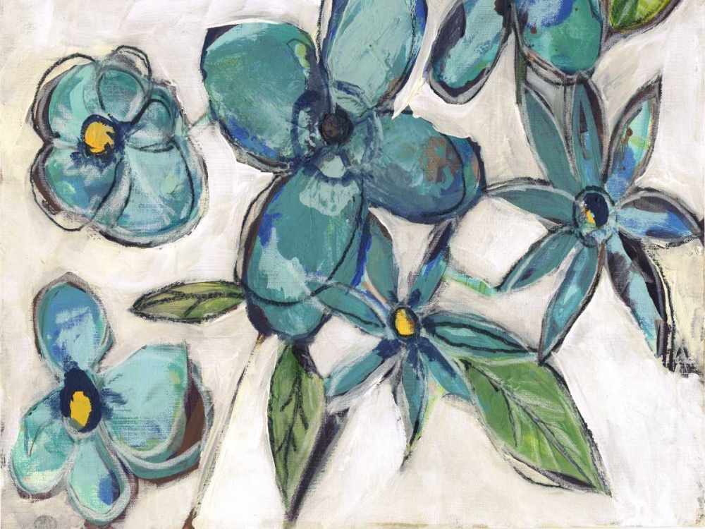 Aqua Flora A2 art print by Smith Haynes for $57.95 CAD