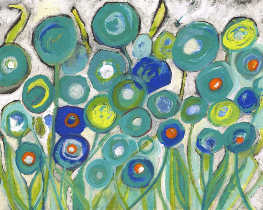 Flora Discs in Seafoam art print by Smith Haynes for $57.95 CAD