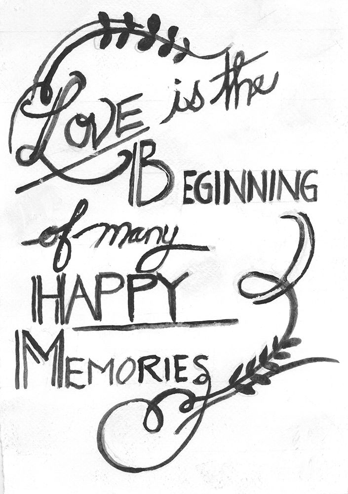 Love Is The Beginning art print by Smith Haynes for $57.95 CAD