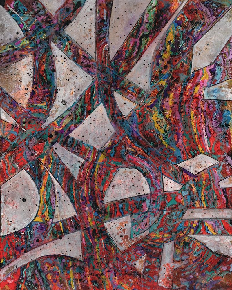 Painted Splattered Roads art print by Smith Haynes for $57.95 CAD
