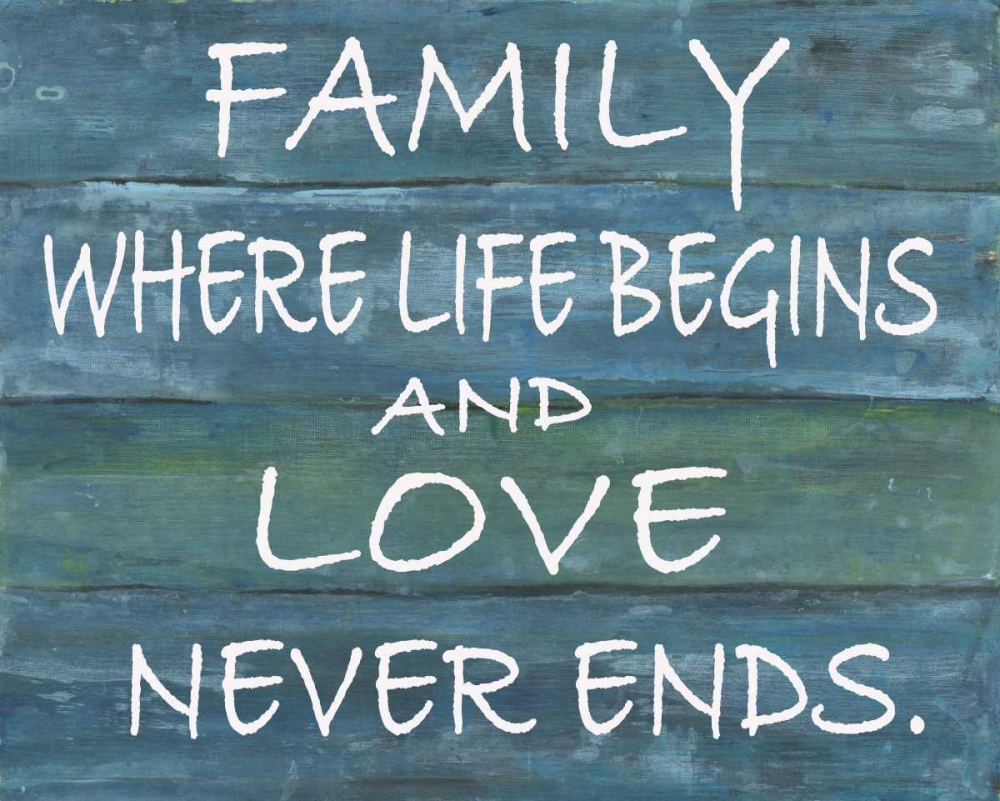 Family Where Life Begins art print by Smith Haynes for $57.95 CAD