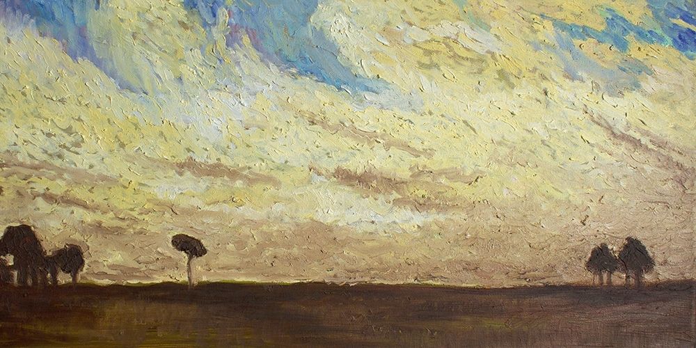 Yellow Clouds art print by Sharalee Lewis for $57.95 CAD