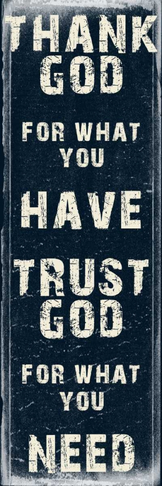 Trust God art print by Sheldon Lewis for $57.95 CAD