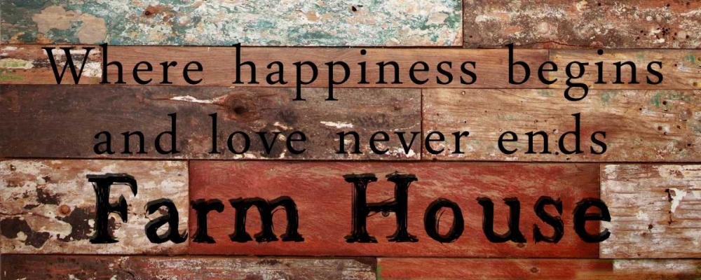 Farm House Love art print by Sheldon Lewis for $57.95 CAD
