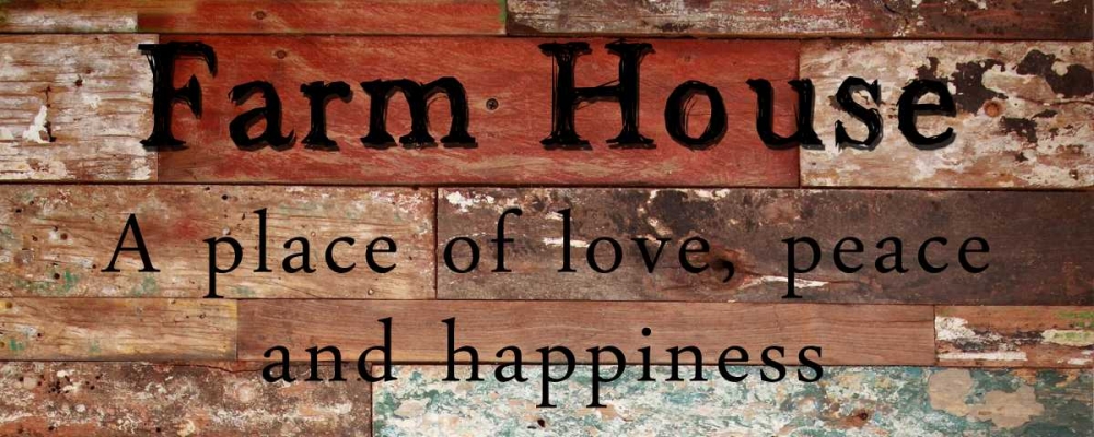 Farm House Happiness art print by Sheldon Lewis for $57.95 CAD