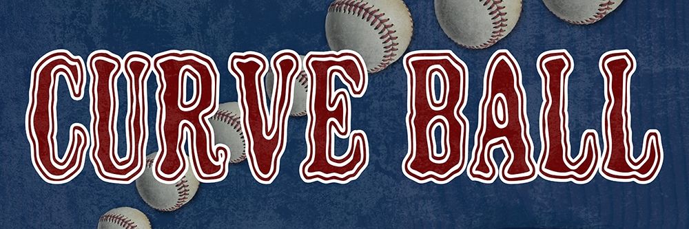 Curve Ball art print by Sheldon Lewis for $57.95 CAD