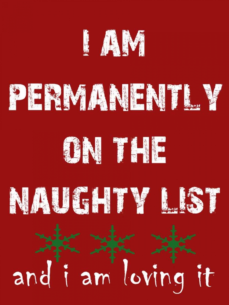 Naughty List art print by Sheldon Lewis for $57.95 CAD