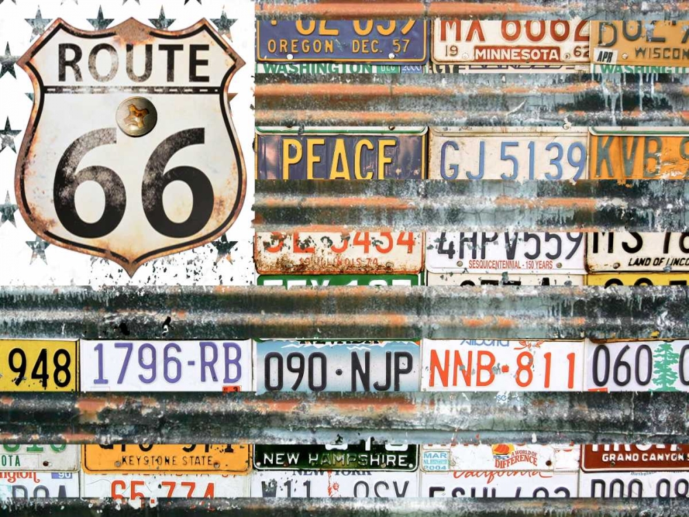 Route 66 America art print by Sheldon Lewis for $57.95 CAD