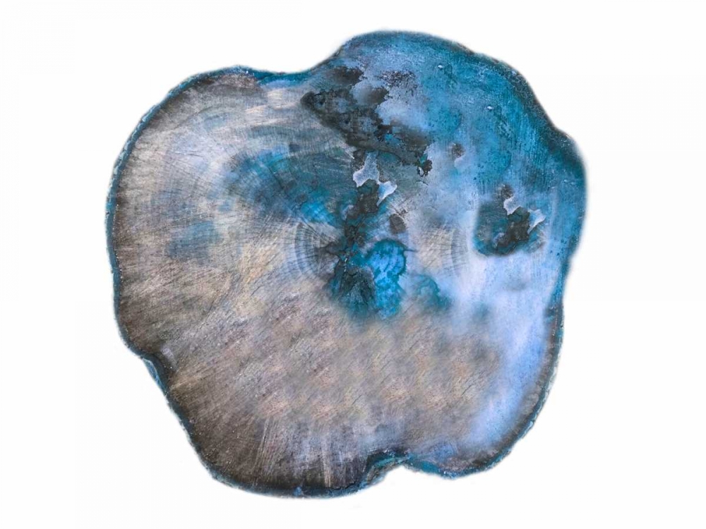 Saturn Rings Of Blue art print by Sheldon Lewis for $57.95 CAD