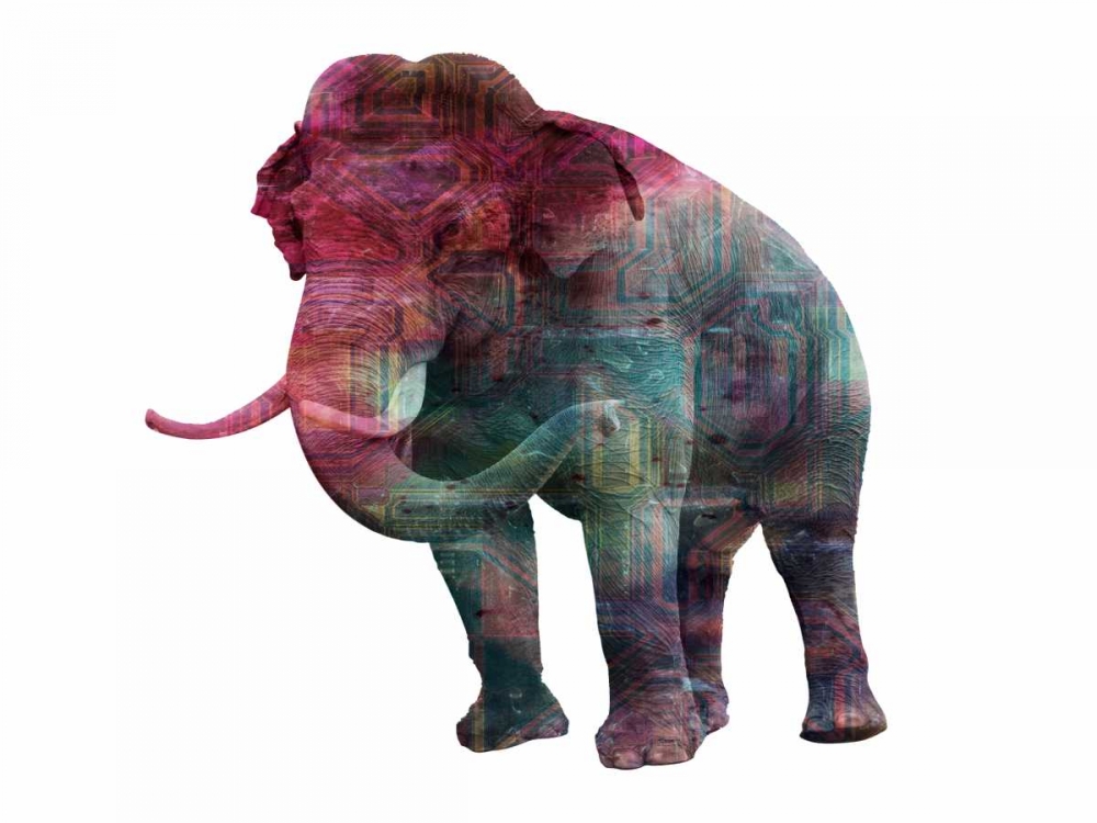 Elephant Memory In Color art print by Sheldon Lewis for $57.95 CAD