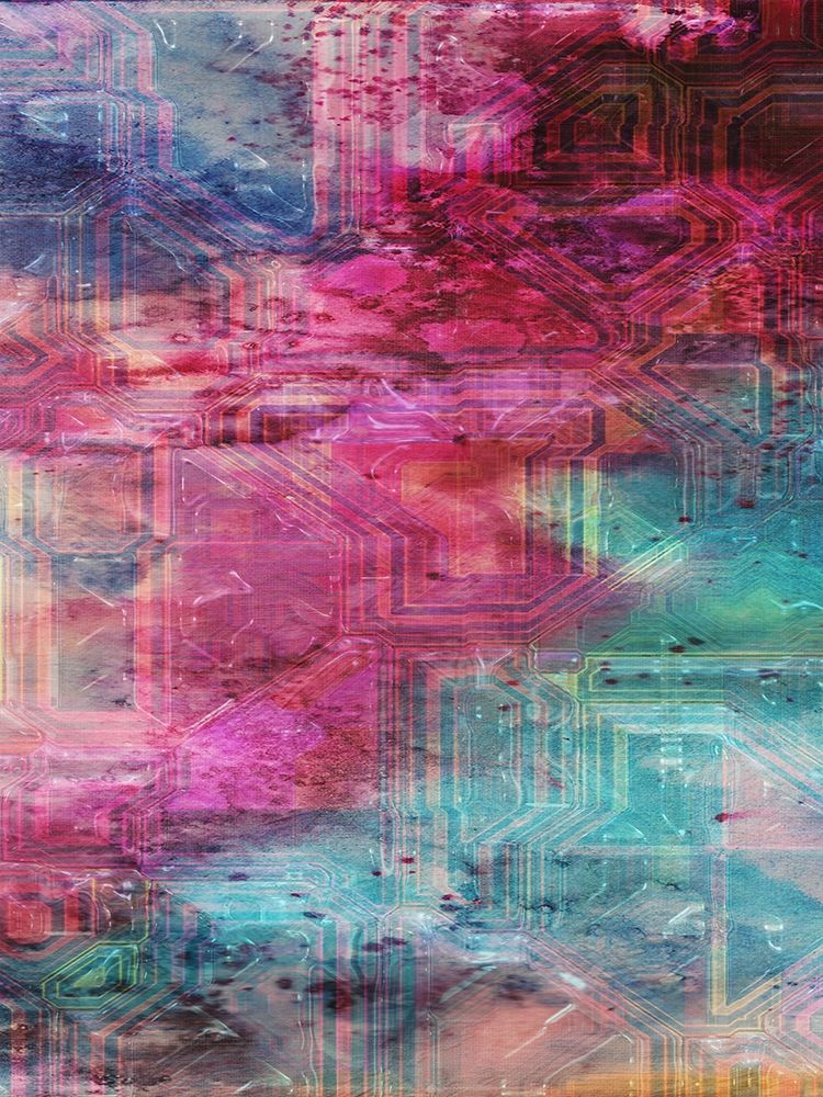 Third Dimensional Color Drift art print by Sheldon Lewis for $57.95 CAD