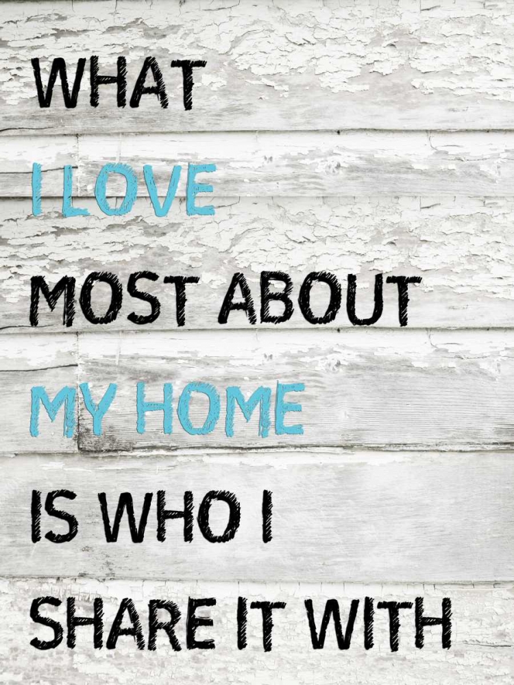 I Love My Home art print by Sheldon Lewis for $57.95 CAD