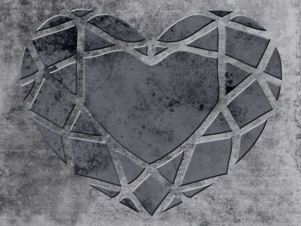 Transitional Geo Heart art print by Sheldon Lewis for $57.95 CAD