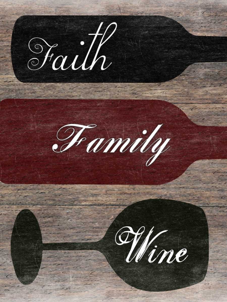 Faith Family Wine art print by Sheldon Lewis for $57.95 CAD
