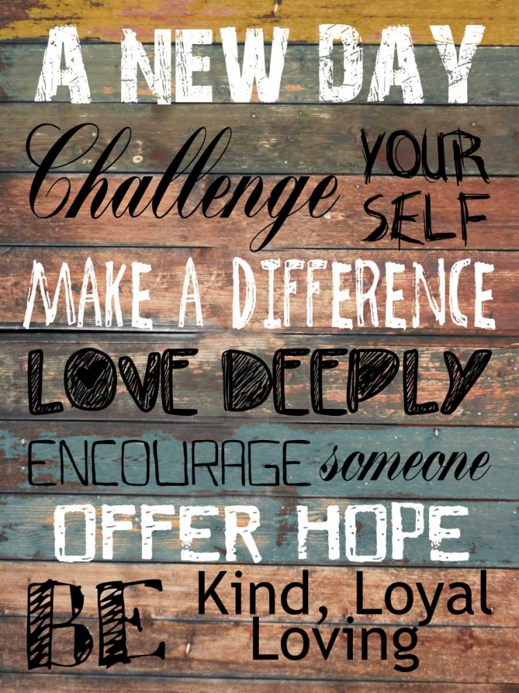 Words To Live By art print by Sheldon Lewis for $57.95 CAD