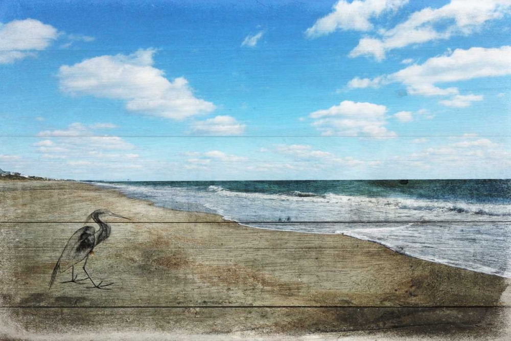 Tranquil Walk By The Ocean art print by Sheldon Lewis for $57.95 CAD