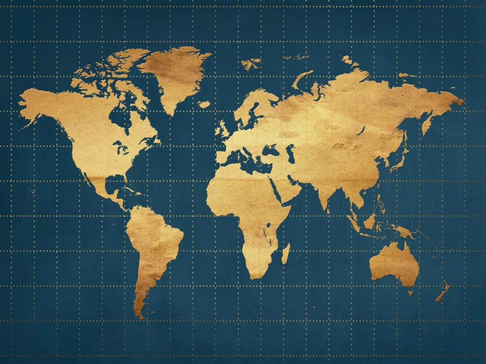 The World Grid art print by Sheldon Lewis for $57.95 CAD
