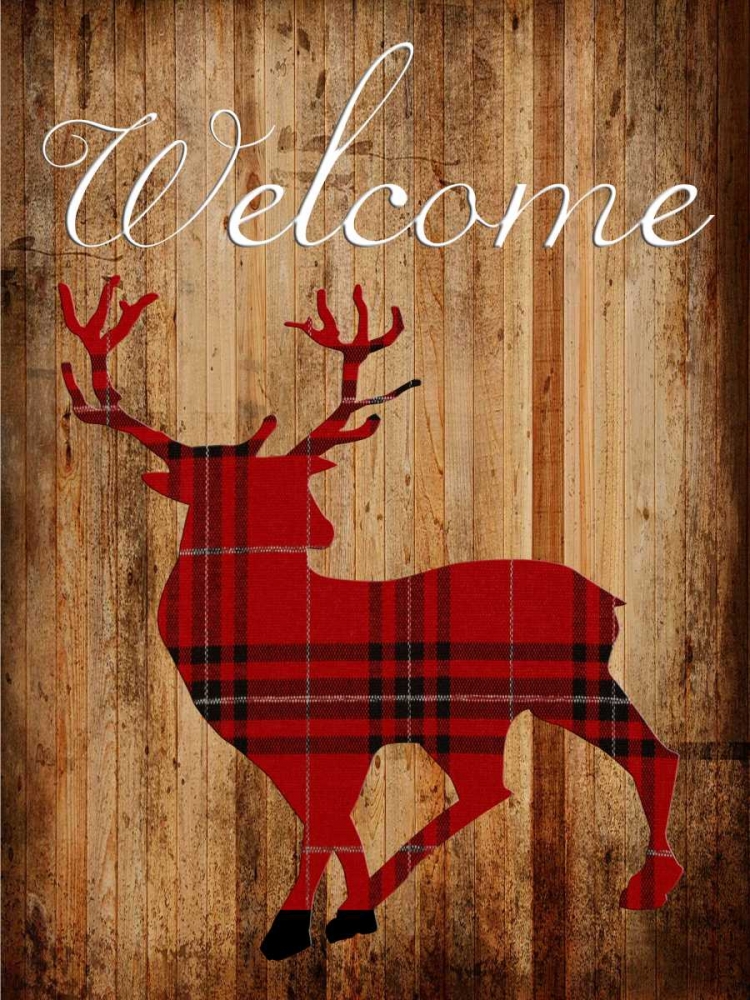 Holiday Deer art print by Sheldon Lewis for $57.95 CAD