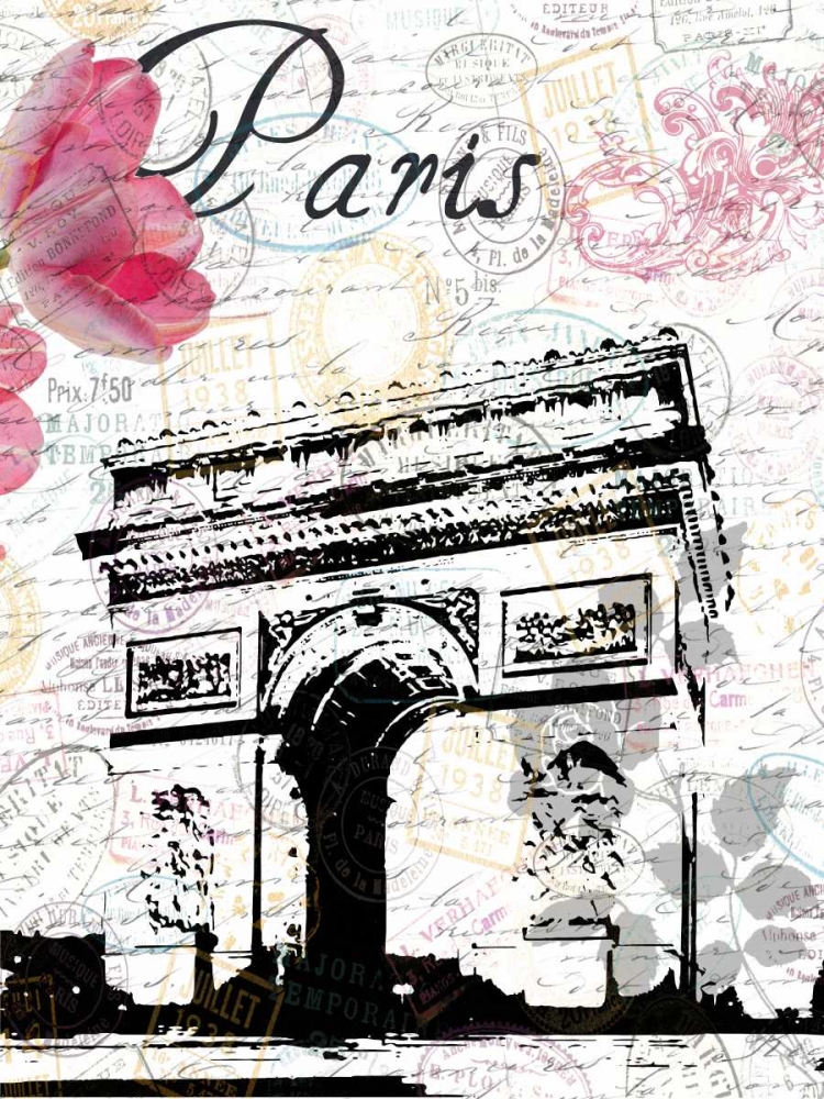 All Things Paris 3 art print by Sheldon Lewis for $57.95 CAD