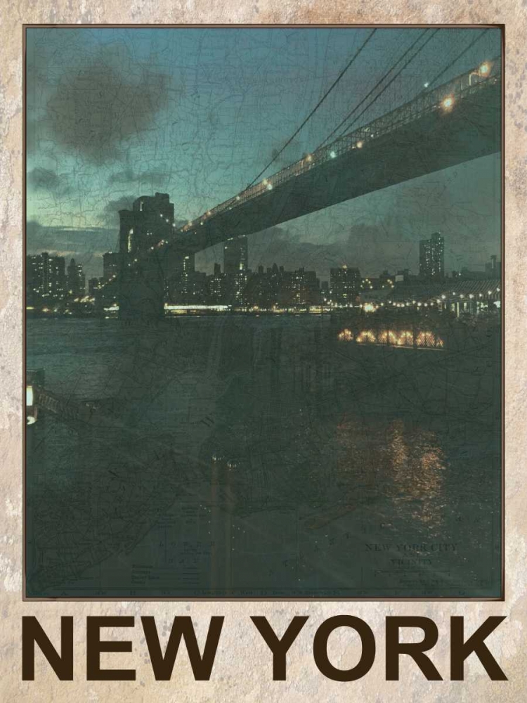 New York Night art print by Sheldon Lewis for $57.95 CAD