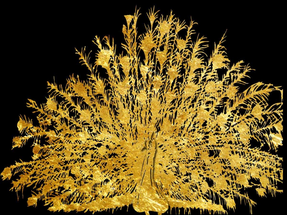 Golden Peacock 4 art print by Sheldon Lewis for $57.95 CAD