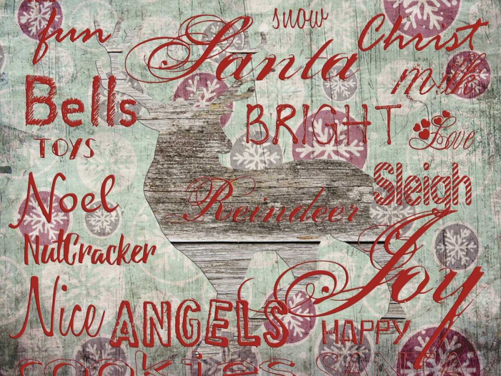 Christmas Wallpaper 2 art print by Sheldon Lewis for $57.95 CAD
