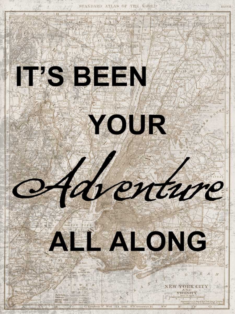 Your Travel Adventure art print by Sheldon Lewis for $57.95 CAD