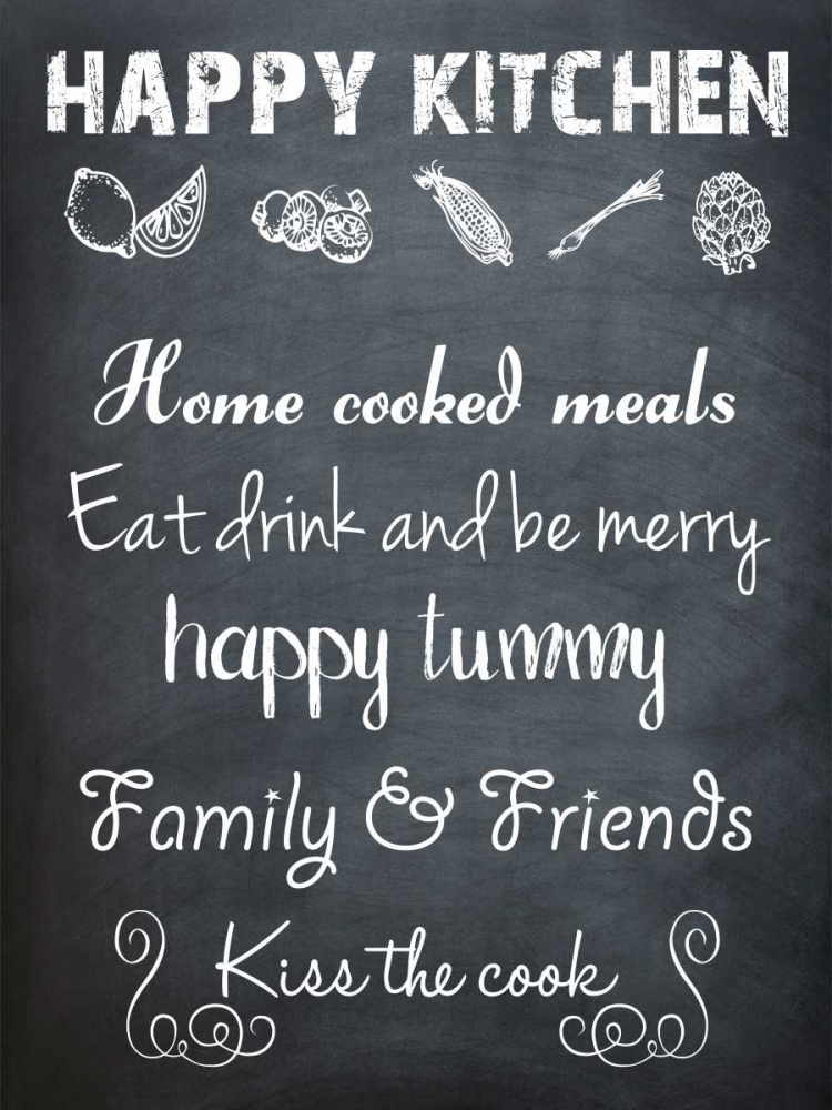 Happy Kitchen art print by Sheldon Lewis for $57.95 CAD